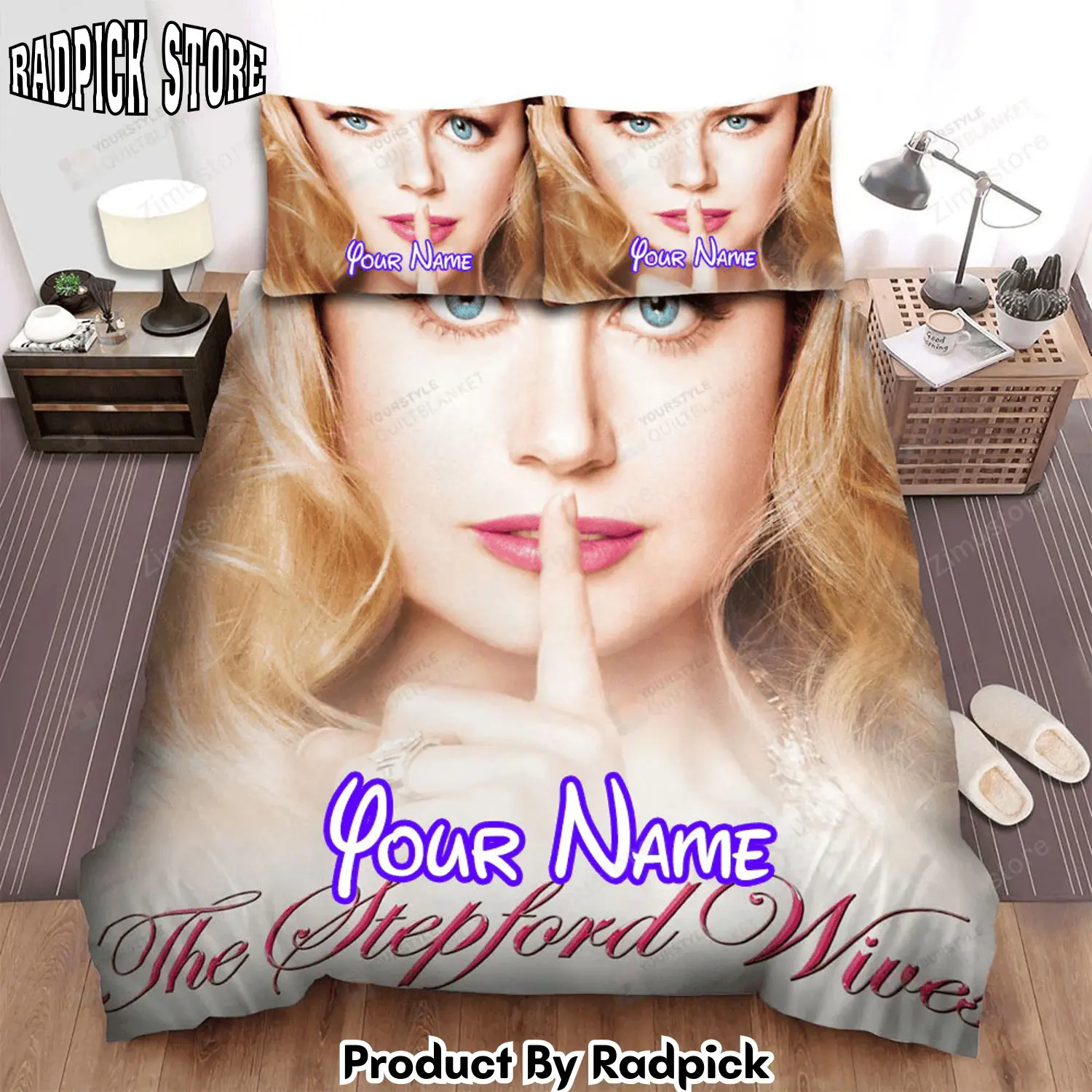Radpick the stepford wives movie poster 1 bed sheets spread comforter duvet cover personalized name bedding sets rp327907